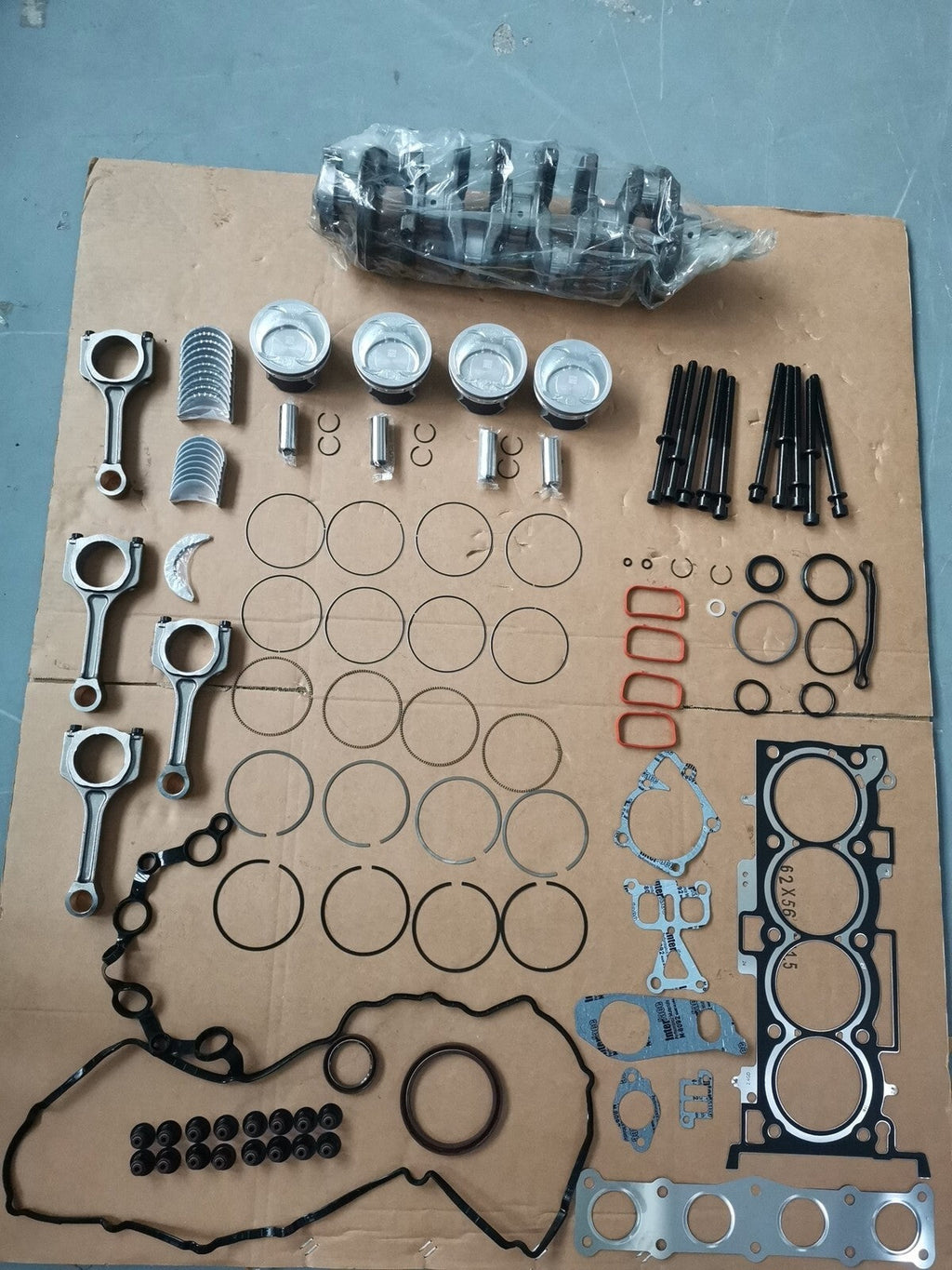 G4KJ 2.4L Engine Rebuild Overhaul Kit - Crankshaft / Con Rods For HYUNDAI KIA