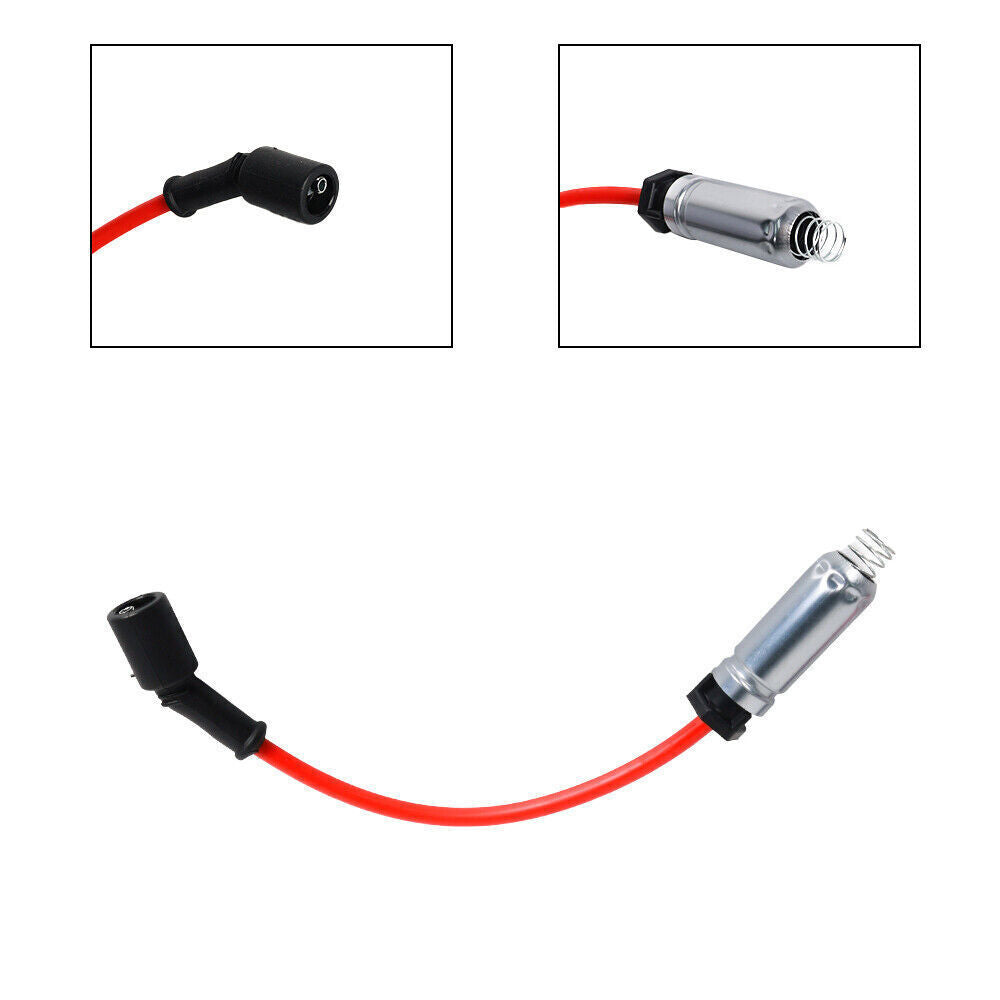 8Pack Round Ignition Coil Spark Plug Wire For GMC Chevy Silverado 1500 5.3L 6.2L