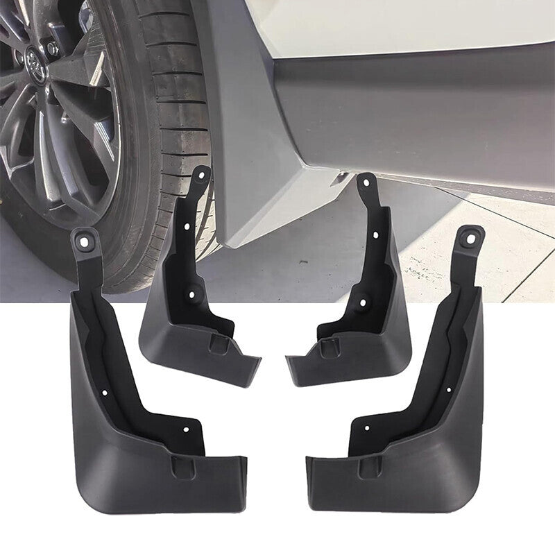 For 2019-2022 Toyota RAV4 4Pcs Black Front & Rear Splash Mud Guards Flaps Fender