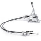 Trans Bracket Shifter Box Shift Cable Linkage w/ Knob for Honda K20 K24 K-Series