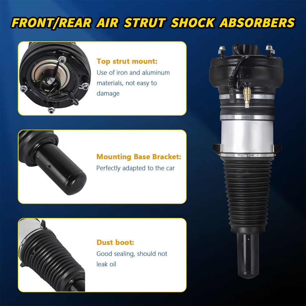 Front Pair Air Suspension Struts For Audi A6 S7 A7 A8 D4 Bentley Mulsanne 10-18
