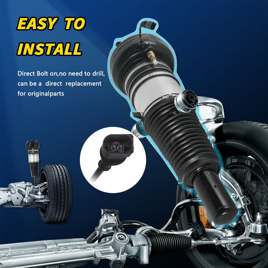 Front Pair Air Suspension Struts For Audi A6 S7 A7 A8 D4 Bentley Mulsanne 10-18