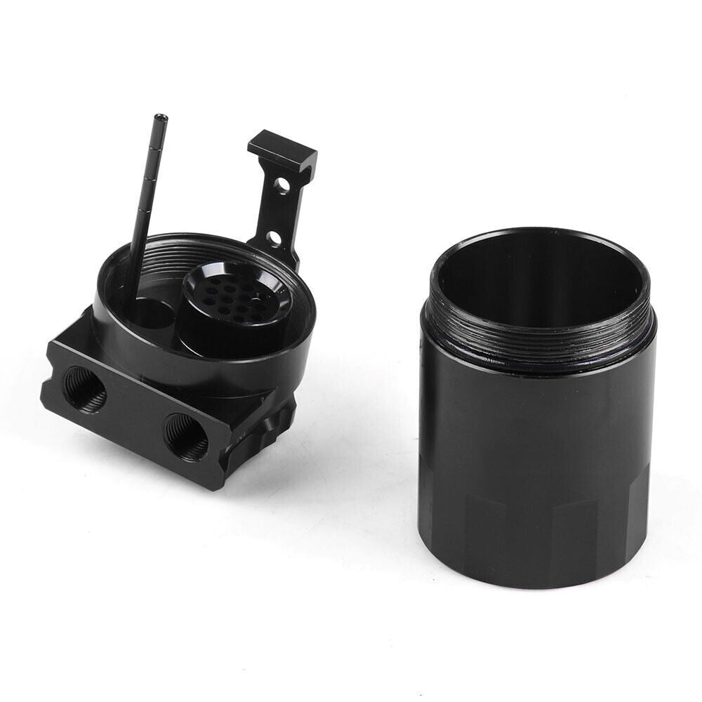 Oil Catch Can Kit Aluminum for 11-21 Ford F150 5.0L Raptor 2.7L 3.5L Ecoboost BK