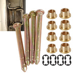 Door Hinge Pins Pin Bushing Kit For Ford Bronco F150 F250 F350 2-Door F Series