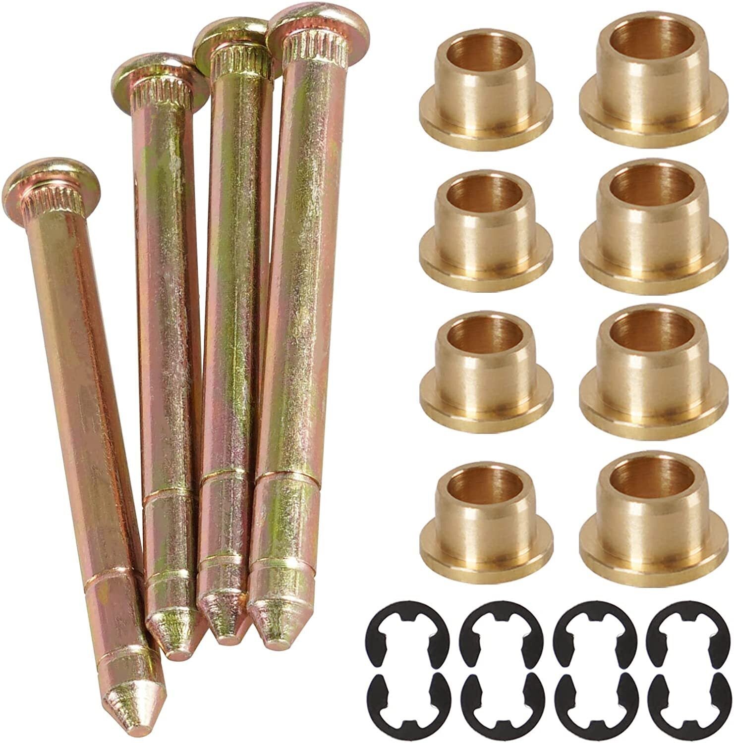 Door Hinge Pins Pin Bushing Kit For Ford Bronco F150 F250 F350 2-Door F Series