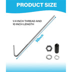 Universal Battery Hold Down Bracket J Hook Battery Hold Down Bolts 10 Inch