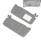 Light Gray Sun Visor for 2007-2011 Toyota Camry Driver Passenger Side Pair