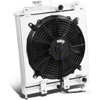 ALUMINUM CORE RADIATOR+SHROUD FAN For 1992-2000 HONDA CIVIC EK EG INTEGRA