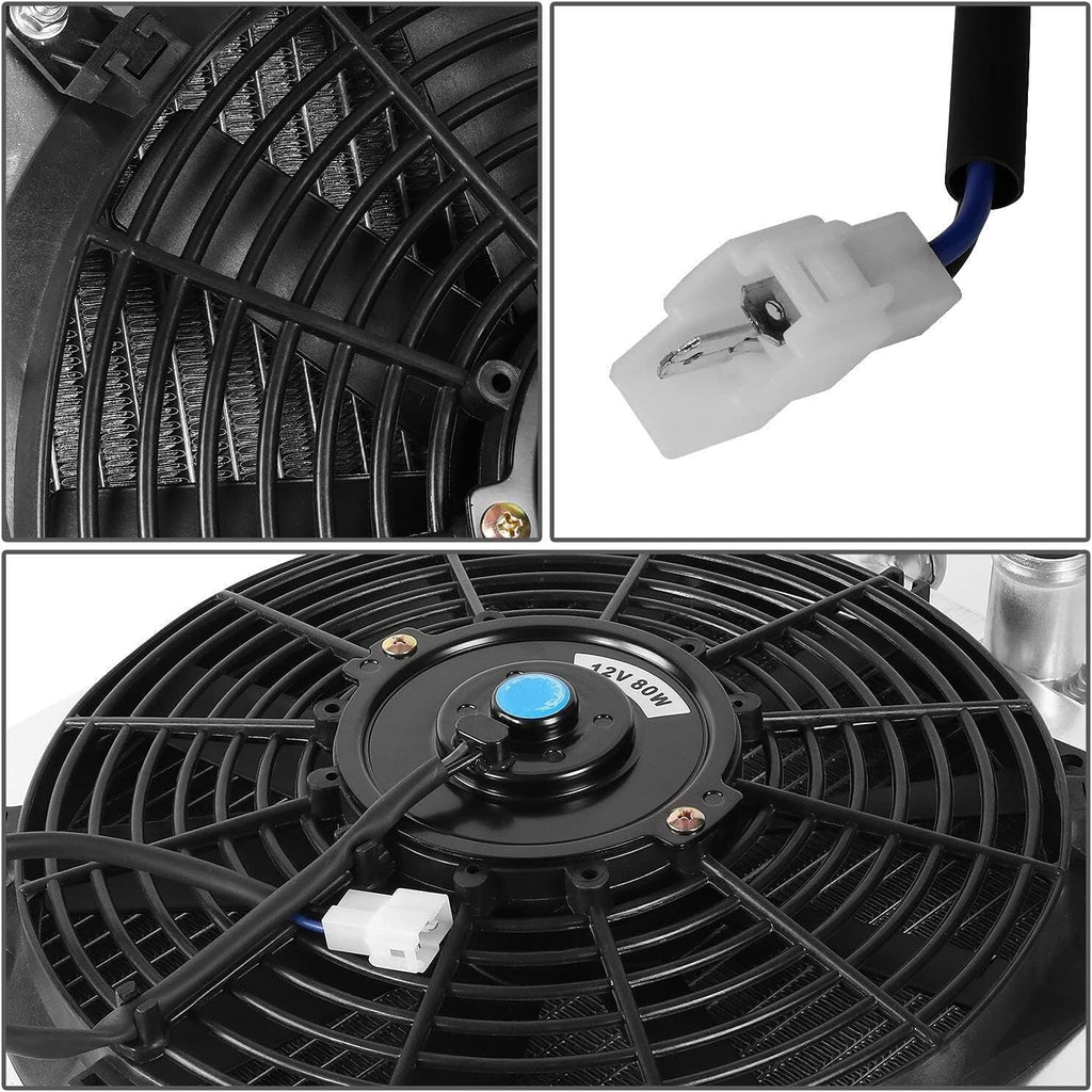 ALUMINUM CORE RADIATOR+SHROUD FAN For 1992-2000 HONDA CIVIC EK EG INTEGRA