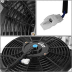 ALUMINUM CORE RADIATOR+SHROUD FAN For 1992-2000 HONDA CIVIC EK EG INTEGRA