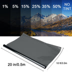 Universal Uncut Roll Window Tint Film 15% VLT 20" In x 10' Ft Feet Car Glass