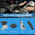 Engine Motor Mount Set for 2013-2019 Nissan Sentra 1.8L 9818 9699 9717 9712