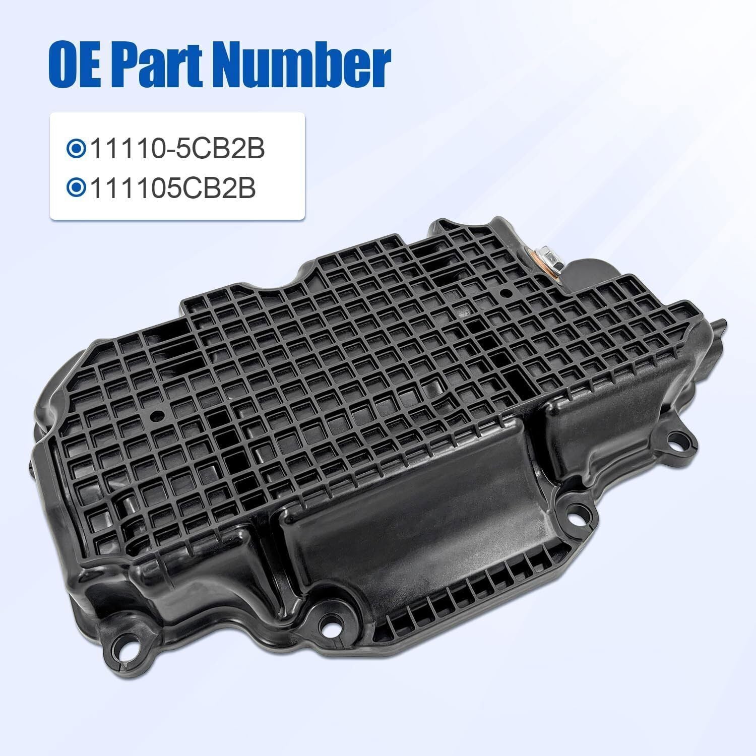 Engine Oil Pan w/ Gasket for Infiniti Q50 Q60 2017-2022 3.0L V6 RWD 111105CA2A