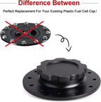 Billet Aluminum Easy Fill Fuel Cell Cap with 12 Bolting Holes Cell Bung