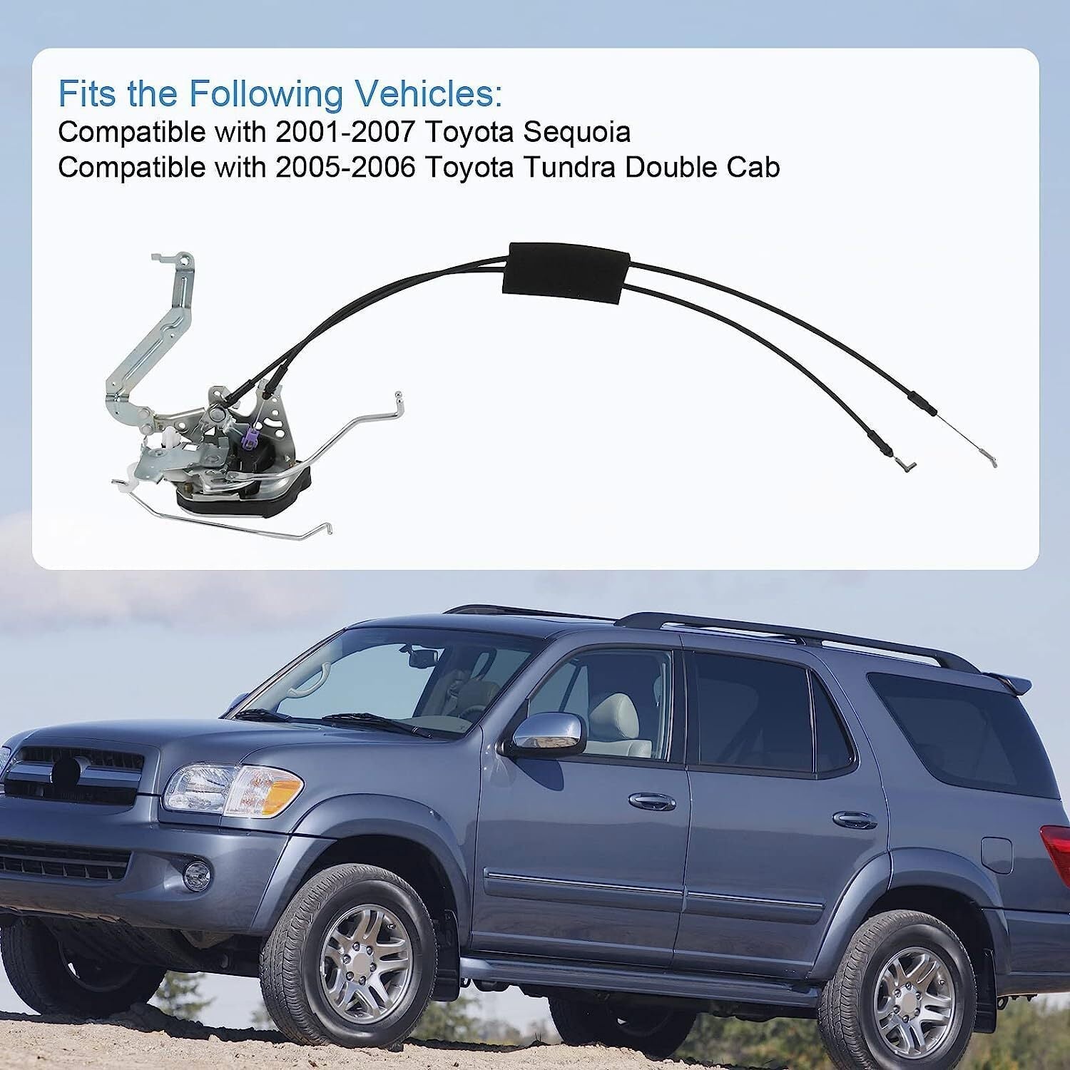 Front Left Door Lock Actuator for 2001-2007 Sequoia 2005-2006 Tundra Double New
