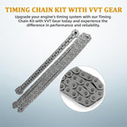 FOR HYUNDAI KIA SONATA OPTIMA 2.4L TIMING CHAIN KIT EXHAUST INTAKE CAMSHAFT GEAR