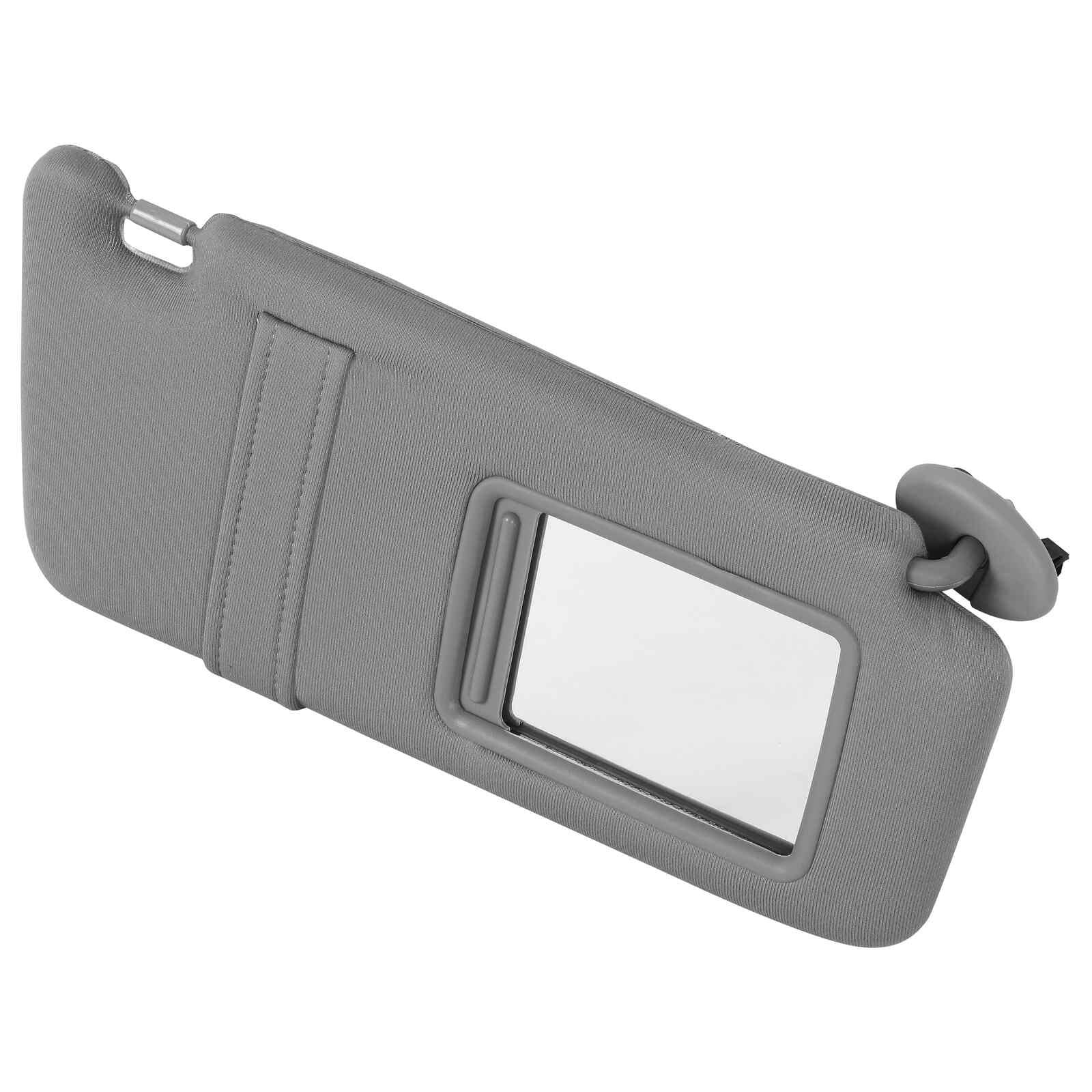 Passenger Side Sun Visor for 2007-2011 Toyota Camry With Sunroof Light Gray