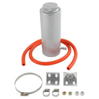 Universal Sliver Radiator Coolant Aluminum Catch Tank Overflow Reservoir 800ML