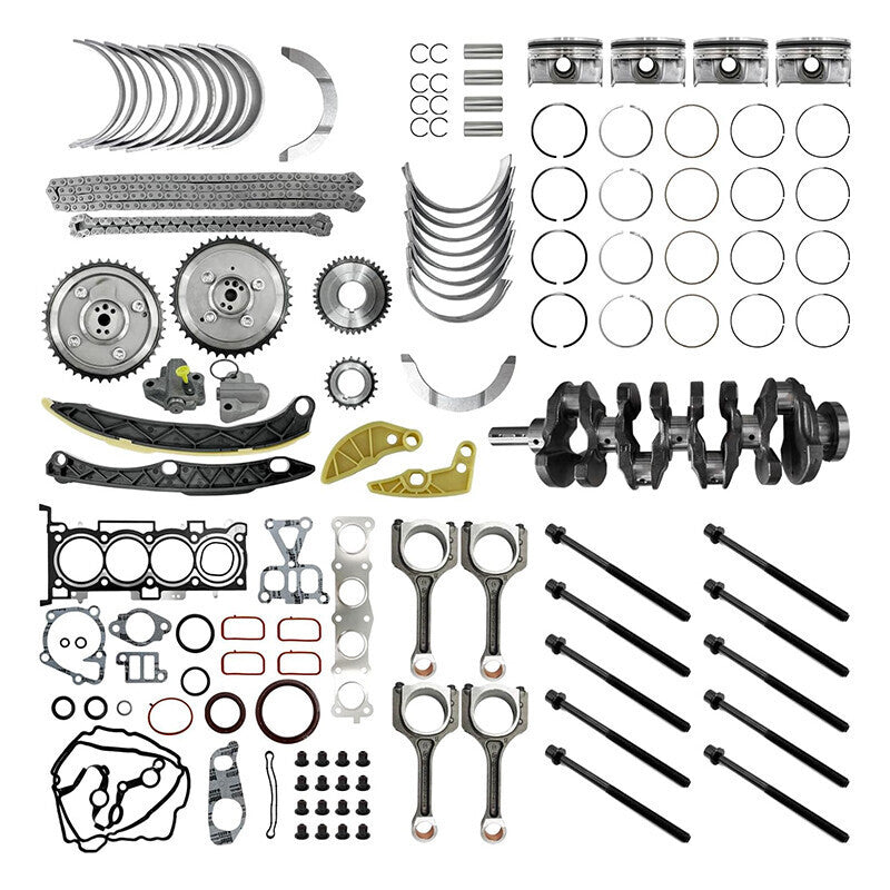 Engine Overhaul Rebuild nkshaft Con Rods Timing Kit For HYUNDAI Kia 2.4L G4KJ
