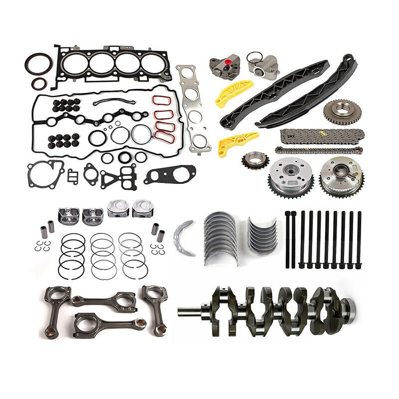 Engine Overhaul Rebuild nkshaft Con Rods Timing Kit For HYUNDAI Kia 2.4L G4KJ