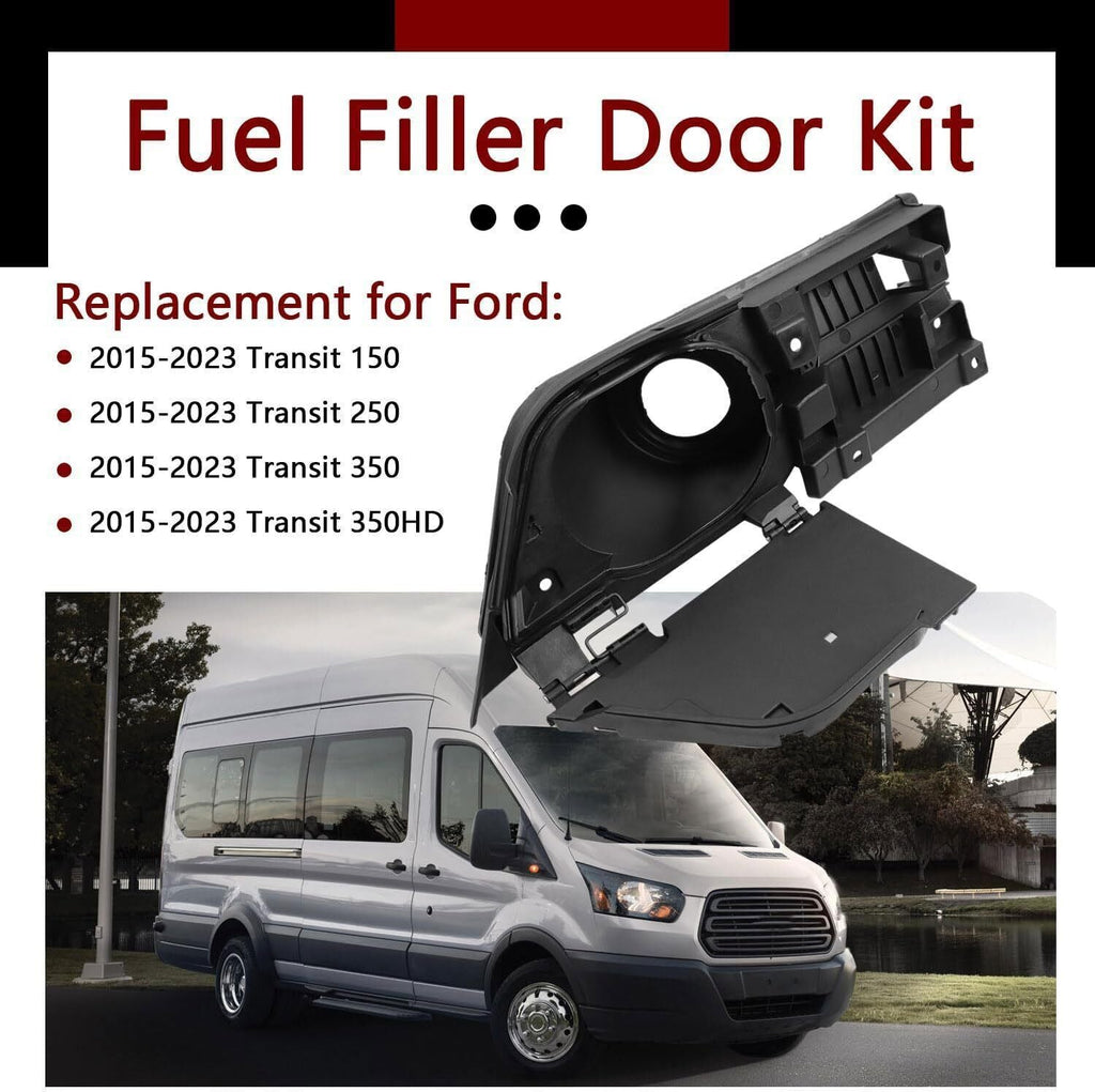 For 2015-2023 Transit Van Ford Fuel GAS Filler Door Housing Pocket w/ Hinge NEW