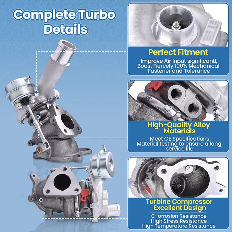 RH&LH Turbo Turbocharger Set For Ford Taurus SHO Sedan 4-Door 3.5L 2010-2019