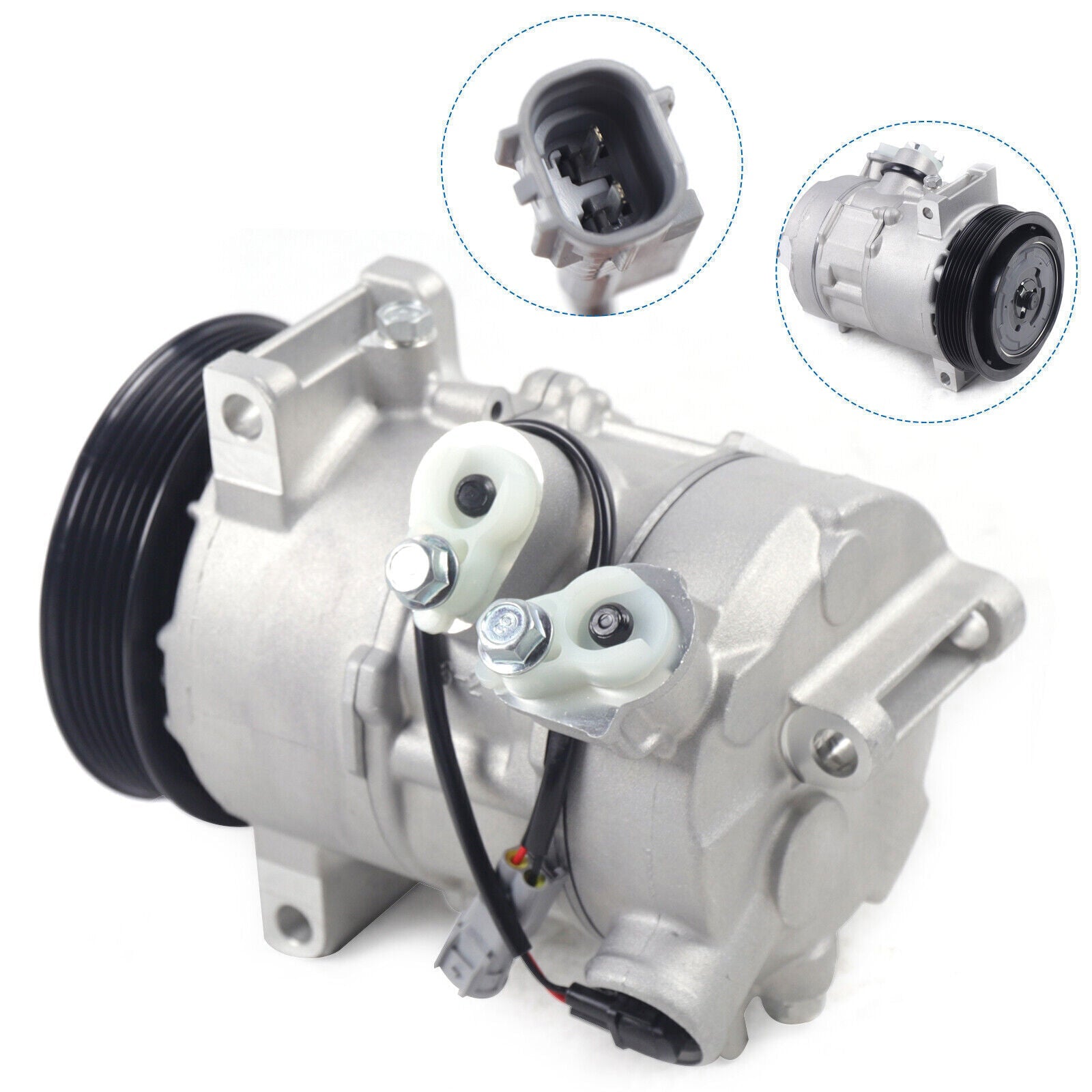 A/C Air Compressor + Cluth For 2009-2017 Jeep Compass Patriot 2.0L / 2.4L Engine