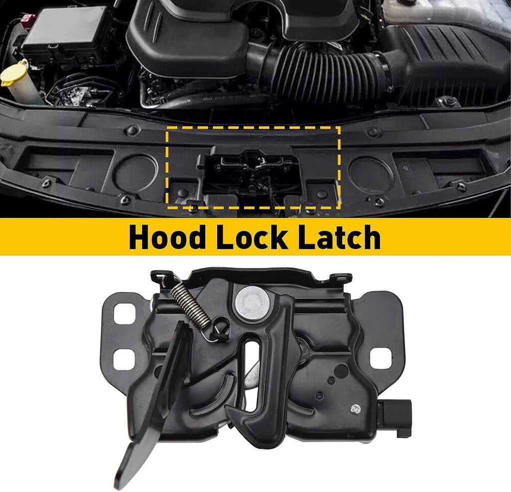 Hood Latch with Remote Start Switch 68261142AA for Dodge Charger Chrysler 300