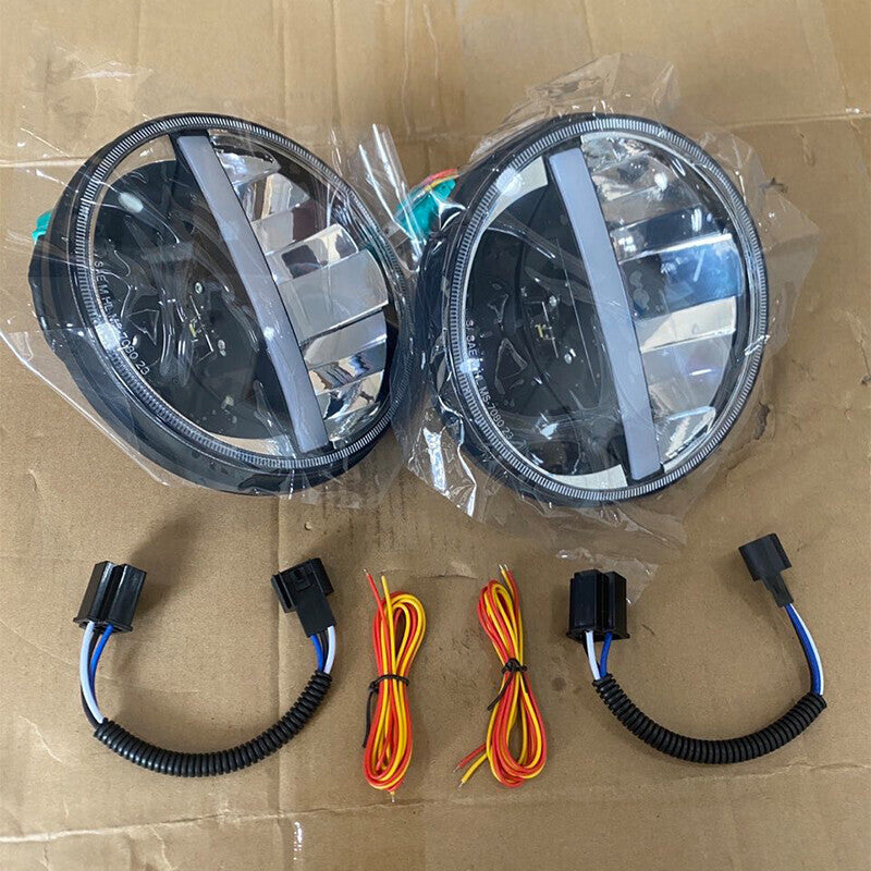 2PCS 7"inch Round LED Headlights Turn Signal Fit For Chevy Truck 1947-1957 New