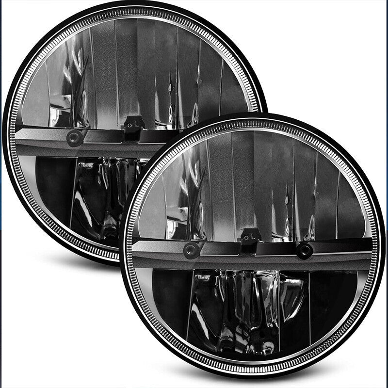 2PCS 7"inch Round LED Headlights Turn Signal Fit For Chevy Truck 1947-1957 New