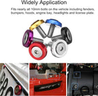 30X Aluminum Fender Bumper Washers M6x20mm CNC Billet Bolt Engine Dress Up Kits