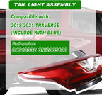 LED Tail Light Lamp Outside for 2018-2021 Chevrolet Traverse Right Passenger