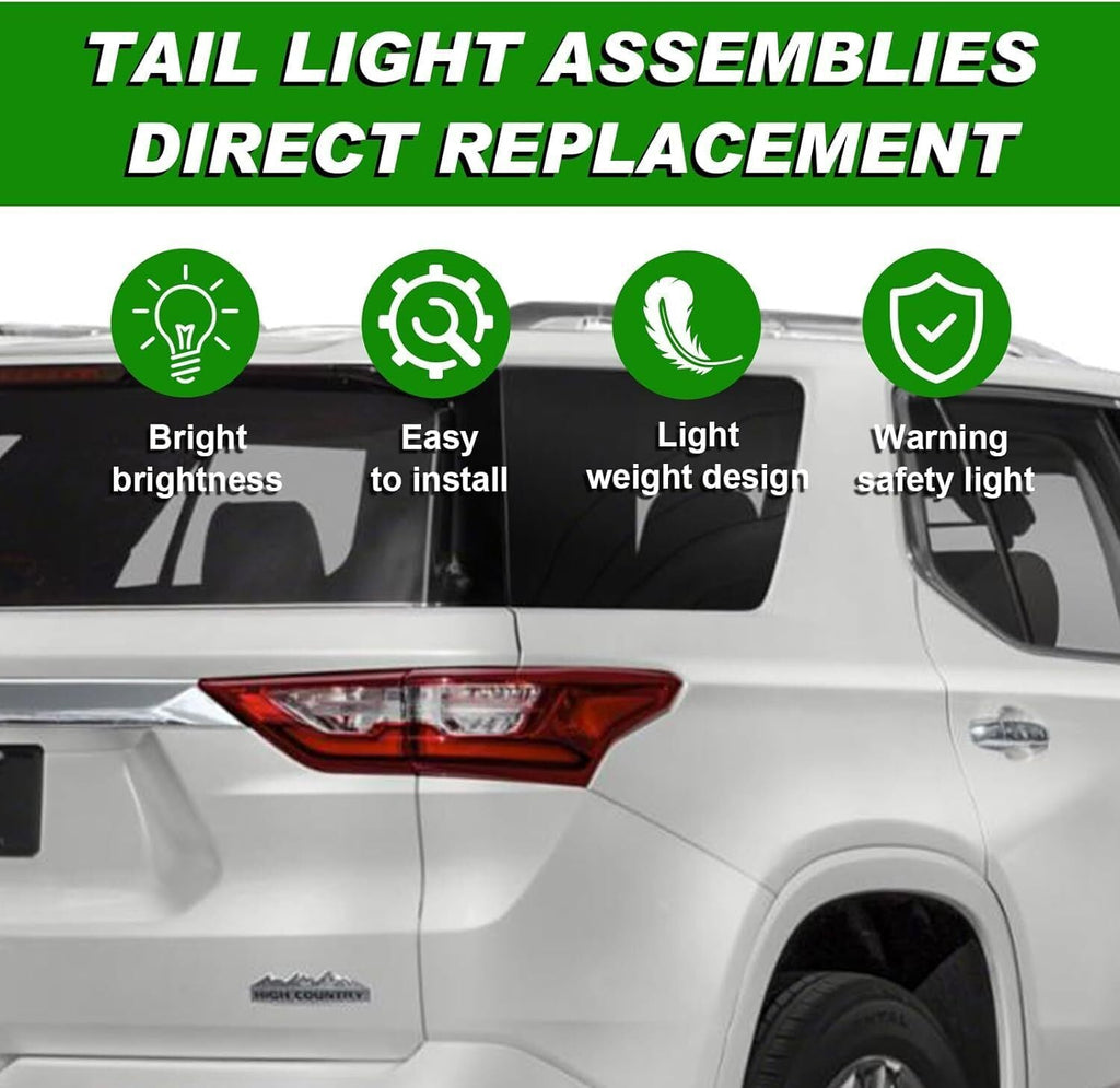 LED Tail Light Lamp Outside for 2018-2021 Chevrolet Traverse Right Passenger