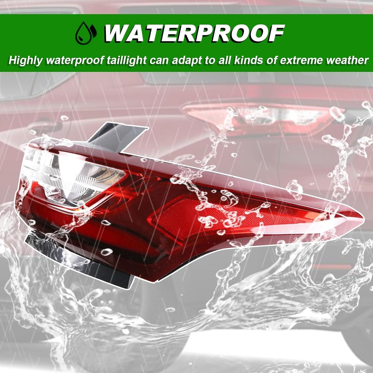 LED Tail Light Lamp Outside for 2018-2021 Chevrolet Traverse Right Passenger