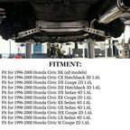 Rear Lower Control Arm with Tie Bar Subframe Brace for Honda Civic EK 1996-2000