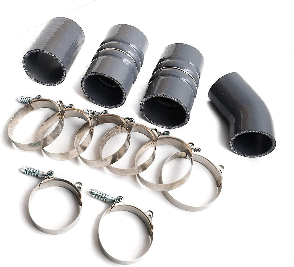 Intercooler Boot & Clamp Upgrade Kit Fit For 03-07 Ford 6.0L Powerstroke Diesel