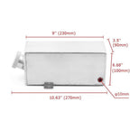 Car 1.7L Windscreen Washer Bottle Intercooler Spray Tank Water Reservoirs Sliver