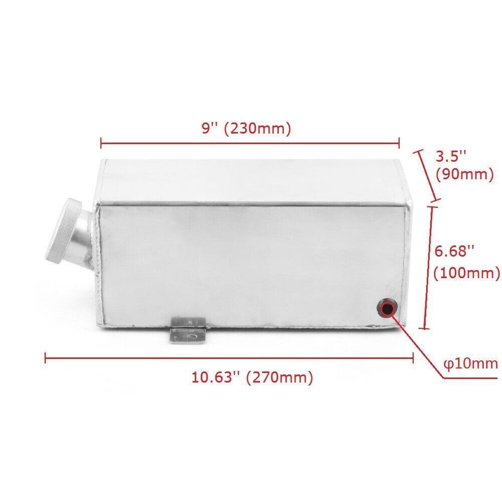 Car 1.7L Windscreen Washer Bottle Intercooler Spray Tank Water Reservoirs Sliver