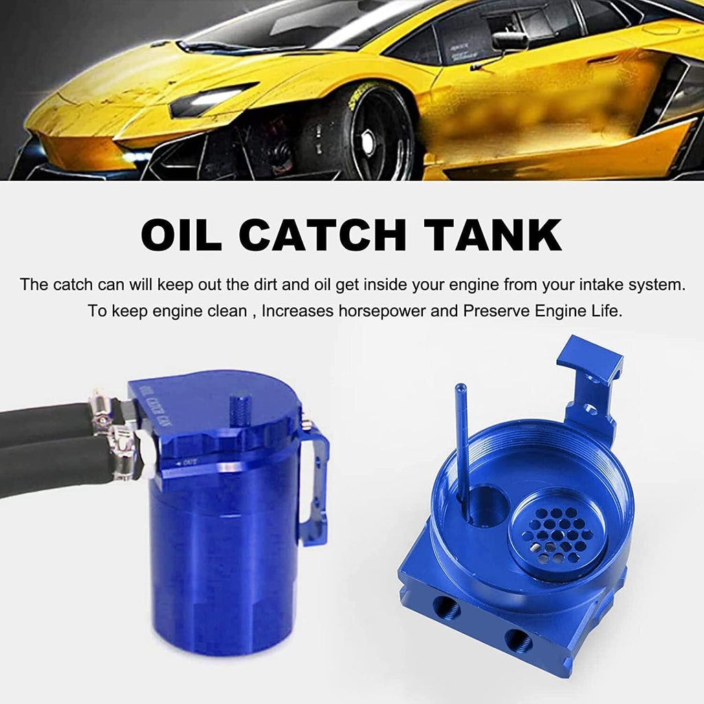 Oil Catch Can Kit Aluminum for 2011-21 Ford F150 5.0L Raptor 2.7L 3.5L Ecoboost