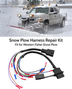 9 Pin Truck & Plow Side Repair Harness For Western 49308 1315315, 49317 1315310