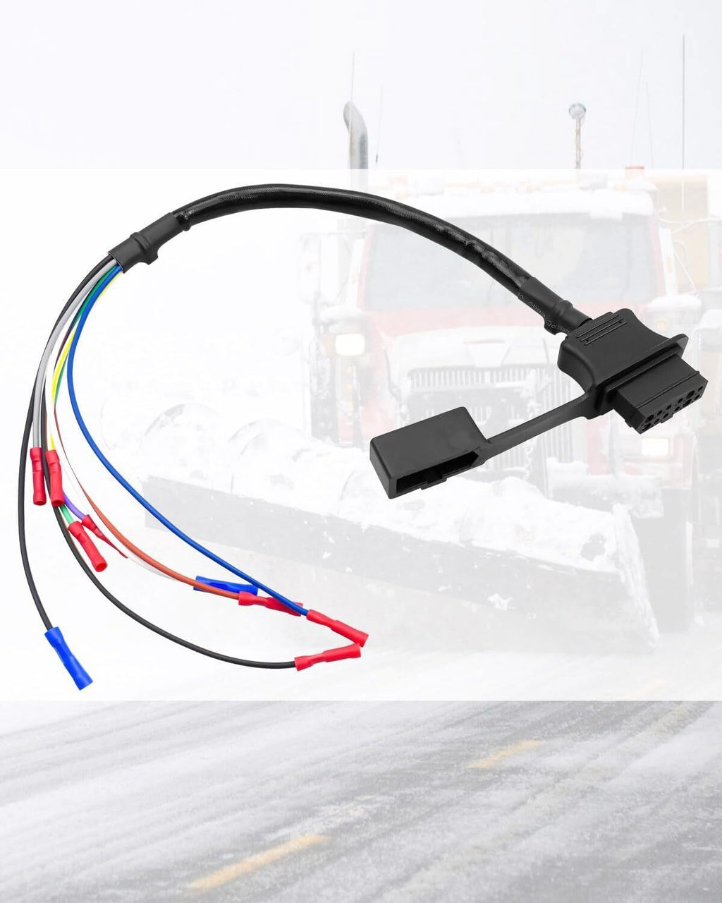 9 Pin Truck & Plow Side Repair Harness For Western 49308 1315315, 49317 1315310
