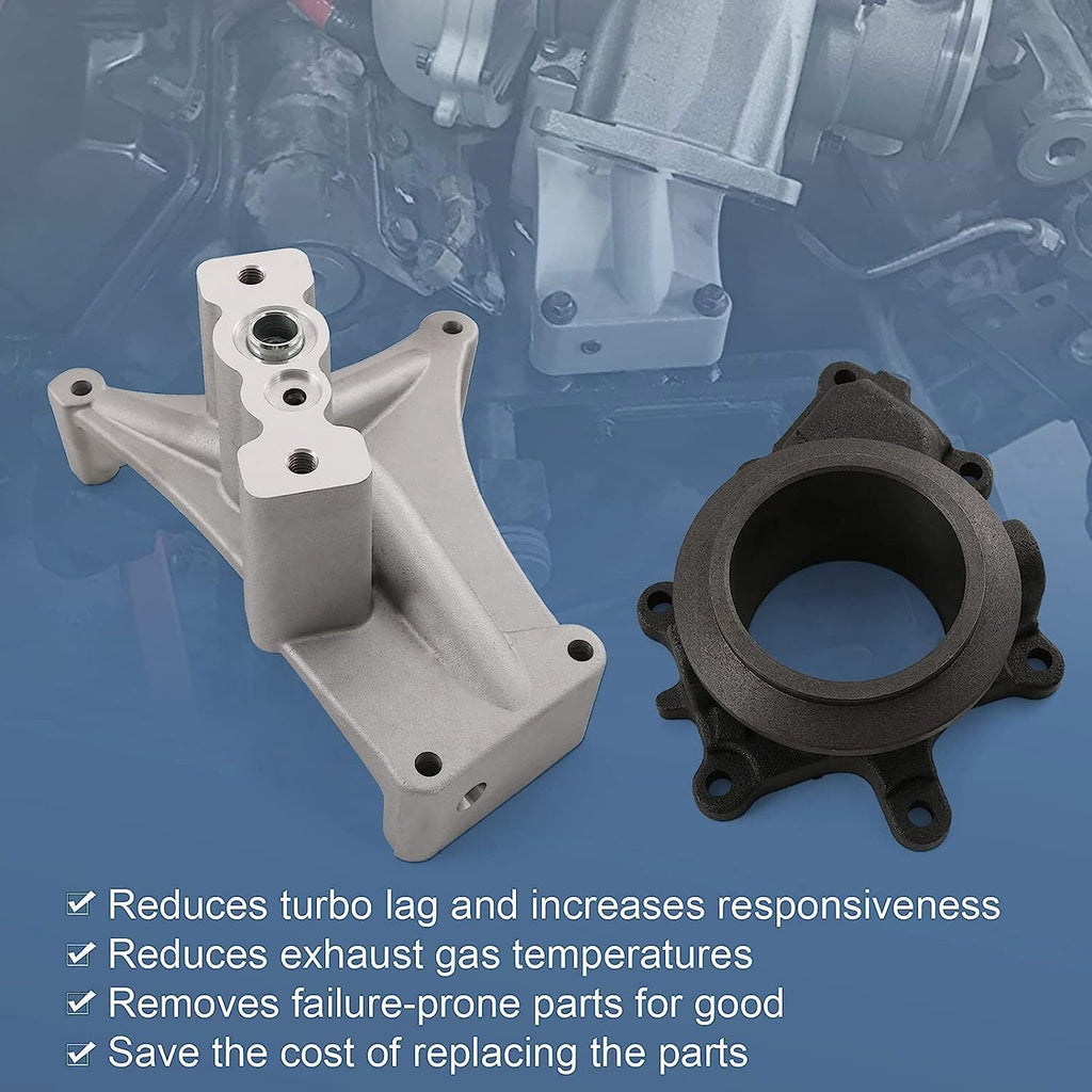 For 1999.5-2003 Ford Diesel 7.3 7.3L 99.5-03 Turbo Pedestal &Exhaust Housing Kit
