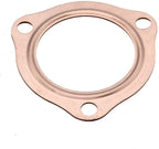 For 2-1/2" Reusable Aluminum 3-Hole Exhaust Header Collector Flange Gaskets 2.5"