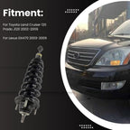 2x Front Shock Struts Assys For Lexus GX470 Toyota Land Cruiser 120 48510-69195