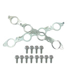 For LS Steel MLS Exhaust Manifold Header Gaskets LS1 LS3 LQ4 LM7 4.8 5.3 5.7 6.0