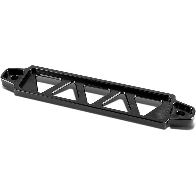 Aluminum Battery Hold Tie Down Bracket Mount + 10'' Inch J-Hooks Bolts Universal