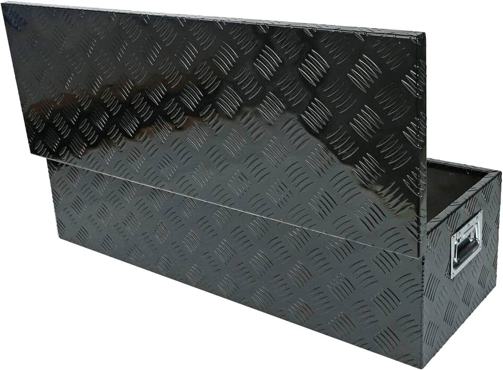39"x13"x10" Aluminum For Pickup Truck Trunk Bed Tool Box Trailer Storage W/ Lock