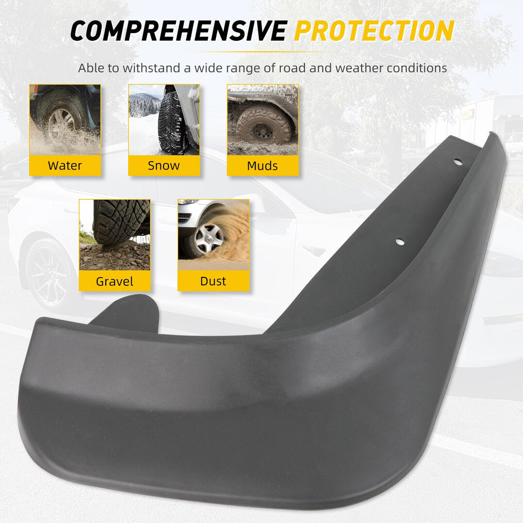 4X Wearing Mud Flaps Mudguards Fender Splash Guards For Dodge Challenger R/T SRT