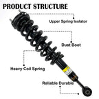 4X Front Rear Shock Absorber Strut Assys For Lexus GX470 Toyota Land Cruiser 120