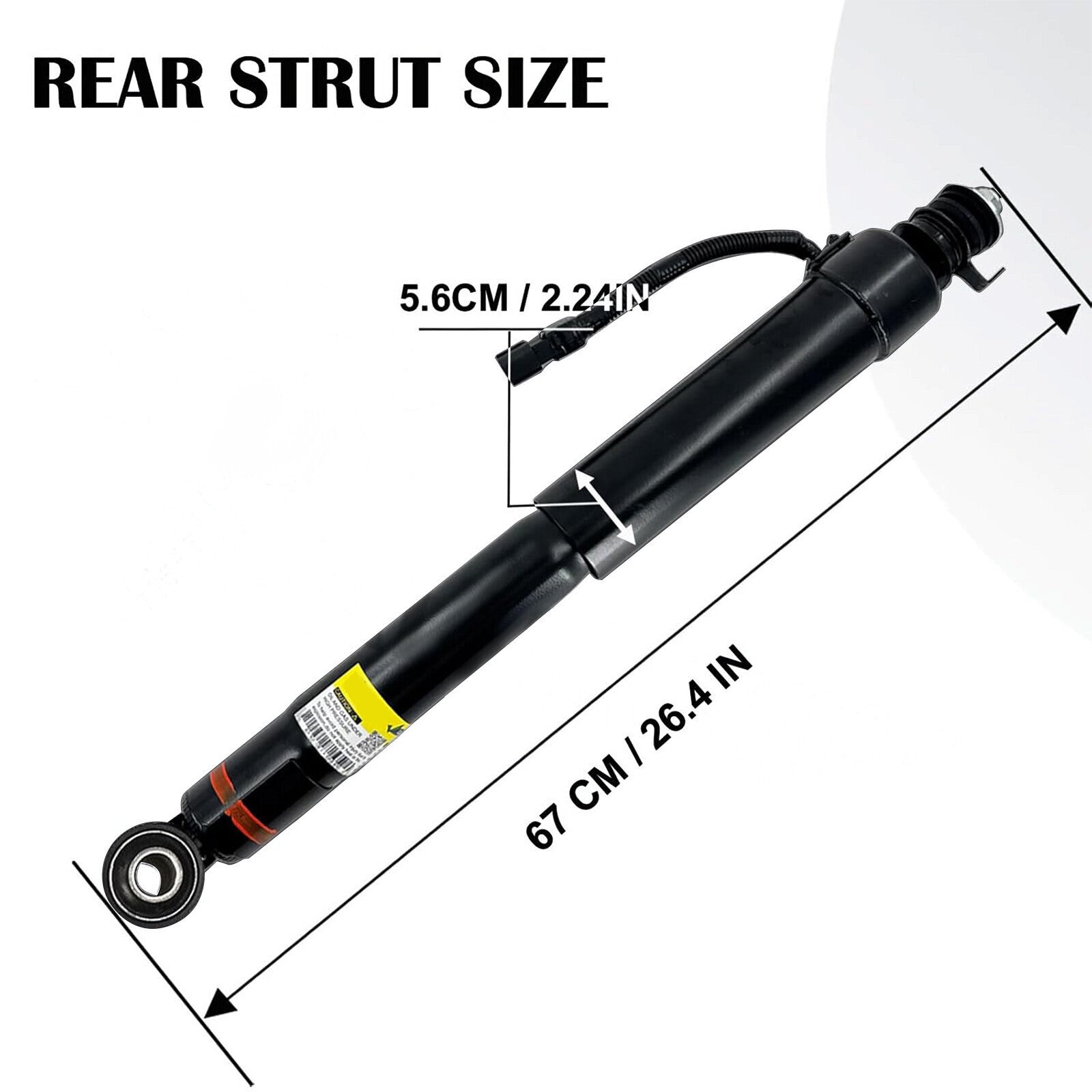 4X Front Rear Shock Absorber Strut Assys For Lexus GX470 Toyota Land Cruiser 120